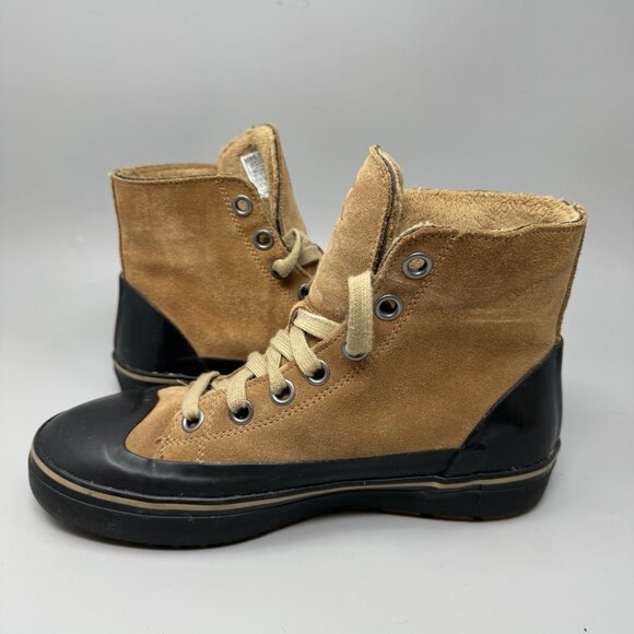 Men\'s Sorel Cheyenne Metro Lace Waterproof Leather Boots Brown Size 8 main image 8